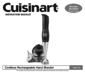 Cuisinart CSB-78 CSB-78 Manual