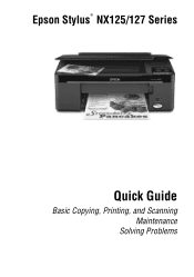 Epson Stylus NX127 Quick Guide