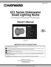 Hayward UCL Niches UCL Series Underwater Small Lighting Niche
