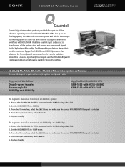 Sony SRW5800/2 Brochure (Quantel HDCAM SR Workflow Guide)
