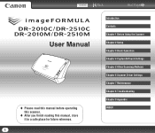 Canon imageFORMULA DR-2510M Workgroup Scanner User Manual