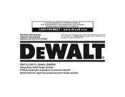 Dewalt D28402W Instruction Manual
