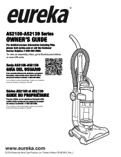 Eureka AS ONE AS2113A Owner's Manual