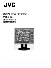 JVC VR-616U VR-616U 16-channel digital video recorder 27 page client software manual