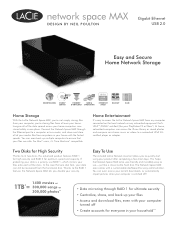 Lacie Network Space MAX Datasheet