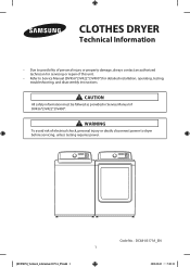 Samsung DV400GWHDWR/AA User Manual Ver.1.0 (English)
