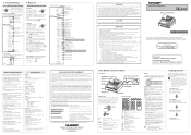 Sharp XE-A107 Instruction Manual