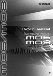 Yamaha MO8 Owner's Manual