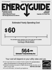 Electrolux EI28BS80KS Energy Guide (English)