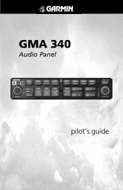 Garmin GMA 340 Pilot's Guide