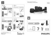 Philips HTS3371D Quick start guide