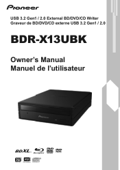 Pioneer BDR-X13UBK Owners Manual