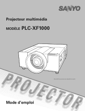 Sanyo PLC-XF1000 Owner's Manual French