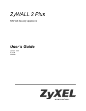 ZyXEL ZyWALL 2 Plus User Guide