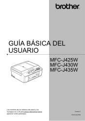 Brother International MFC-J435W Users Manual - Spanish