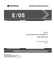 HP 316095-B21 FW 08.01.00 McDATA E/OS Command Line Interface User Manual (620-000134-740, November 2005)