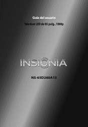 Insignia NS-65D260A13 User Manual (Spanish)