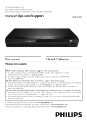 Philips BDP2305 User manual