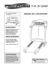ProForm 14.5qm Treadmill French Manual