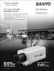 Sanyo VCC-4794E Brochure