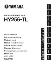Yamaha HY256-TL HY256-TL Owners Manual