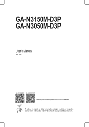 Gigabyte GA-N3050M-D3P User Manual
