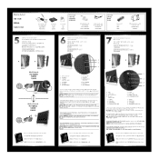 HP TouchSmart 600-1150a Setup Poster (English, 한국어, 简体中文, 繁體中文) (Page 2)