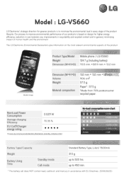 LG VS660 Owner's Manual