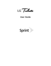 LG LS660P Sprint Owners Manual - English