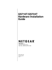 Netgear GS716T-200NAS Hardware Installation Guide