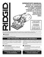 Ridgid R2501 Operation Manual