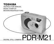 Toshiba PDR-M21 Instruction Manual