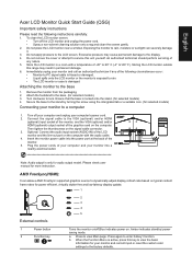 Acer KE2 Quick Start Guide