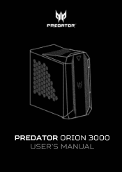 Acer Predator PO3-620 User Manual