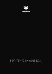 Acer Predator PT314-51s User Manual