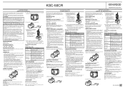Kenwood KSC-50CR Instruction Manual