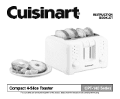 Cuisinart CPT-140BK CPT-140 Manual