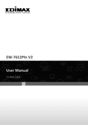 Edimax EW-7612PIn V2 Manual
