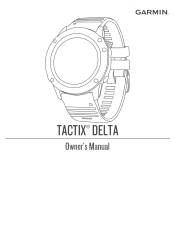 Garmin tactix Delta - Solar Edition with Ballistics Owners Manual