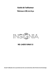 Insignia NS-24D510NA15 User Manual (French)