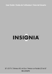 Insignia NS-LCD32FS User Manual (English)