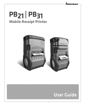 Intermec PB31 PB21 and PB31 Mobile Receipt Printer User Guide
