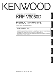 Kenwood KRF-V6080D User Manual 1