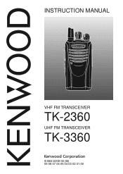 Kenwood TK-2360 User Manual 2