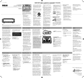 RCA RC100 Owner/User Manual