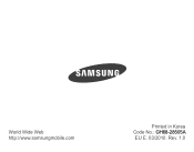 Samsung WEP570 User Manual (user Manual) (ver.1.0) (English(europe), Portuguese, Spanish)
