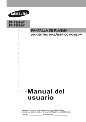 Samsung FP-T5894W User Manual (SPANISH)