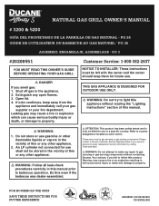 Weber Ducane Affinity S3200 NG Owner Manual
