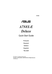 Asus A7N8X-E Deluxe Motherboard DIY Troubleshooting Guide