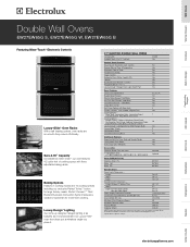 Electrolux EW27EW65GW Product Specifications Sheet (English)